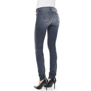 J Brand Kamila Crush Dark Wash Blue Denim Back Zip Jeans Women's Size 29